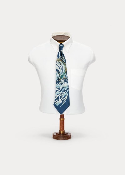 Laços Ralph Lauren Handmade Sailfish Silk Homem 97384-PQYG